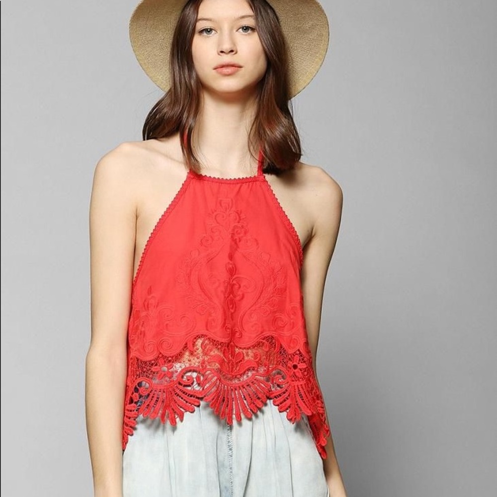 Kimchi Blue Esperanza Embroidered Festival Halter